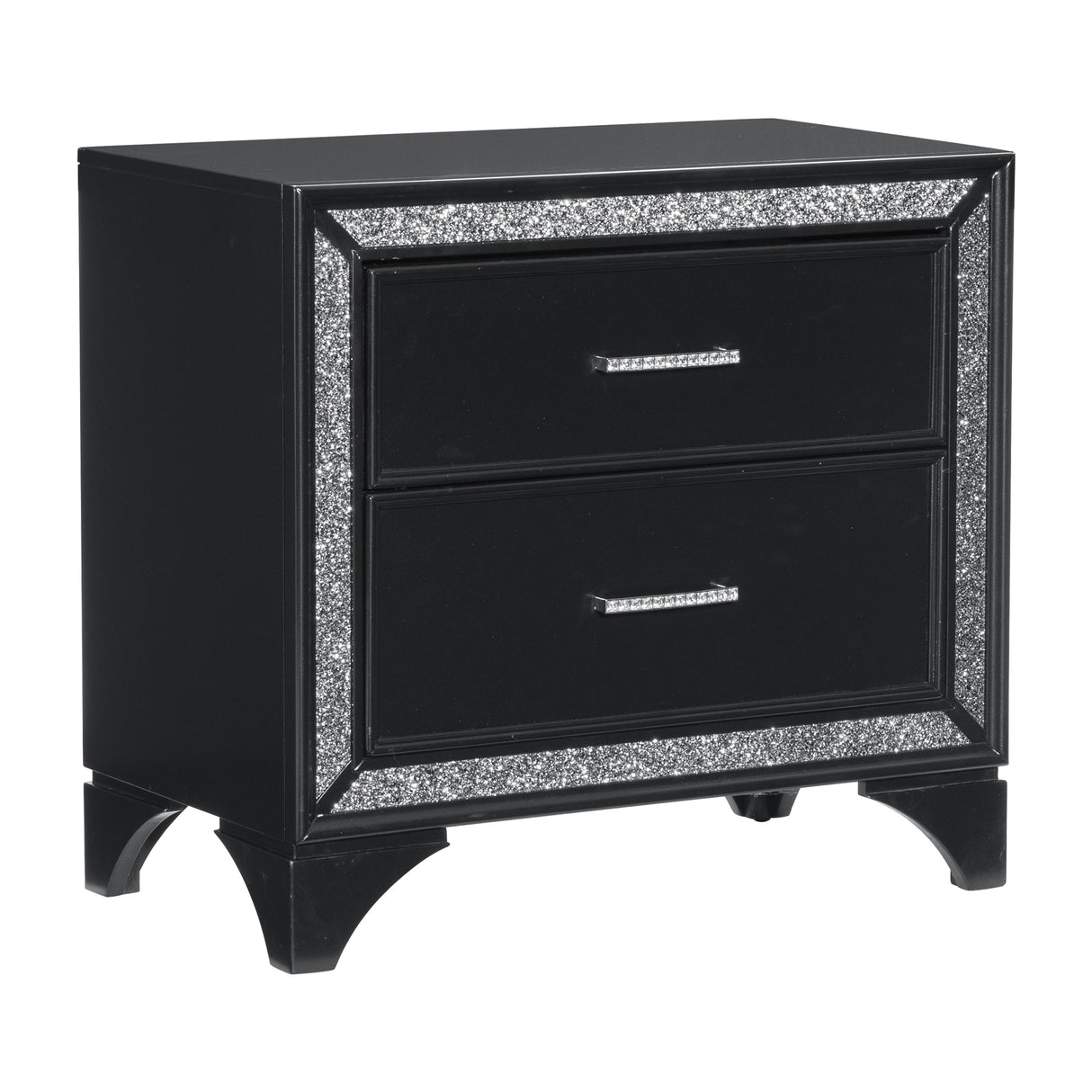 Salon Black Night Stand