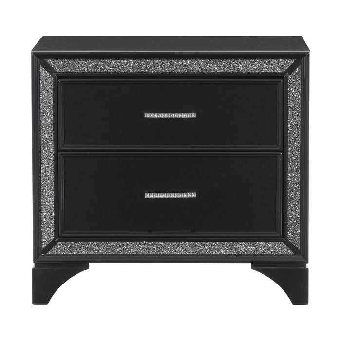 Salon Black Night Stand