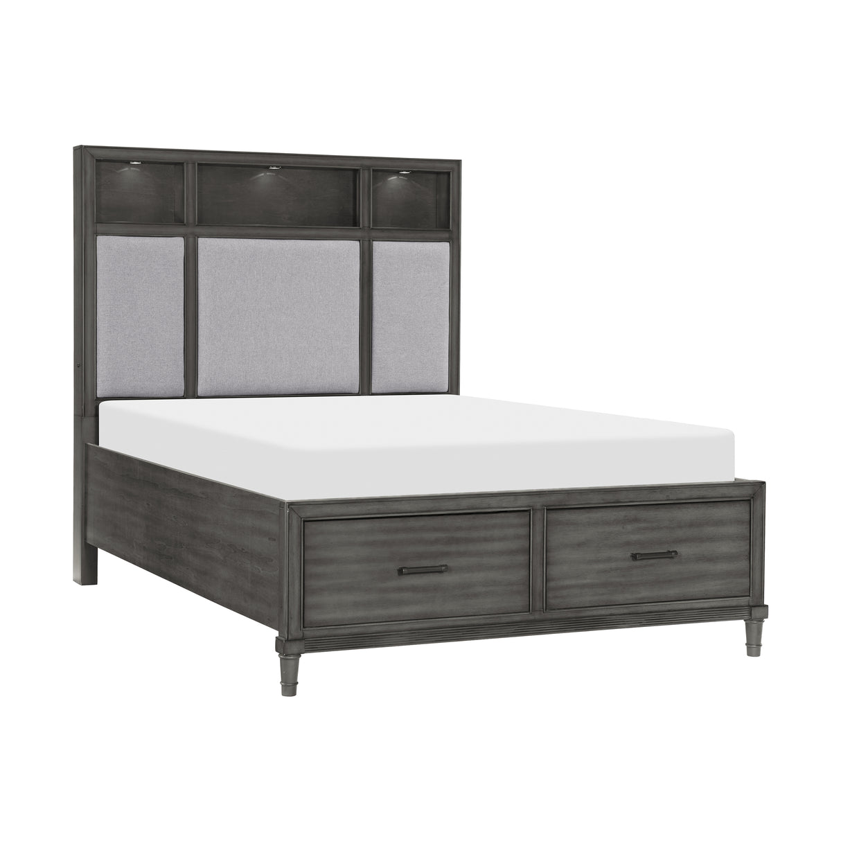 Wittenberry Gray Eastern King Platform Bed