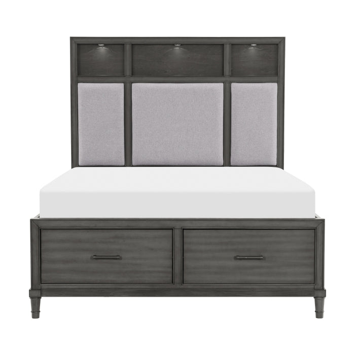 Wittenberry Gray Queen Platform Bed