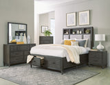 Wittenberry Gray Queen Platform Bed