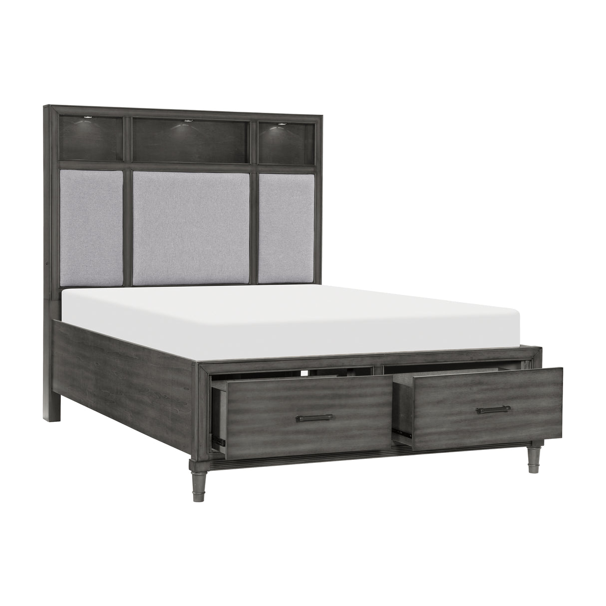 Wittenberry Gray Queen Platform Bed