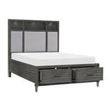 Wittenberry Gray Eastern King Platform Bed