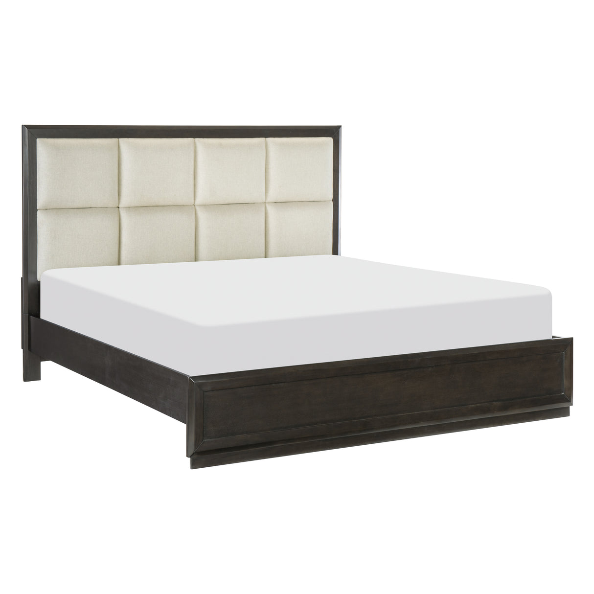 Hodgin Dark Charcoal Queen Platform Bed