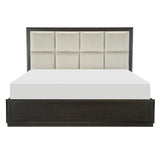 Hodgin Dark Charcoal Queen Platform Bed