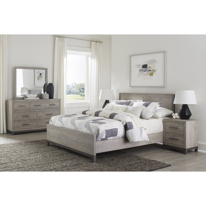 Zephyr Light Gray And Full Bed