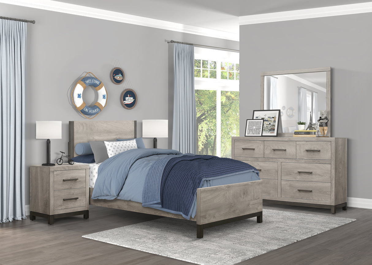 Zephyr Light Gray Dresser