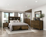 Sullivan Queen Platform Bed With Footboard Storage