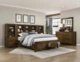 Sullivan California King Platform Bed With Footboard Storage