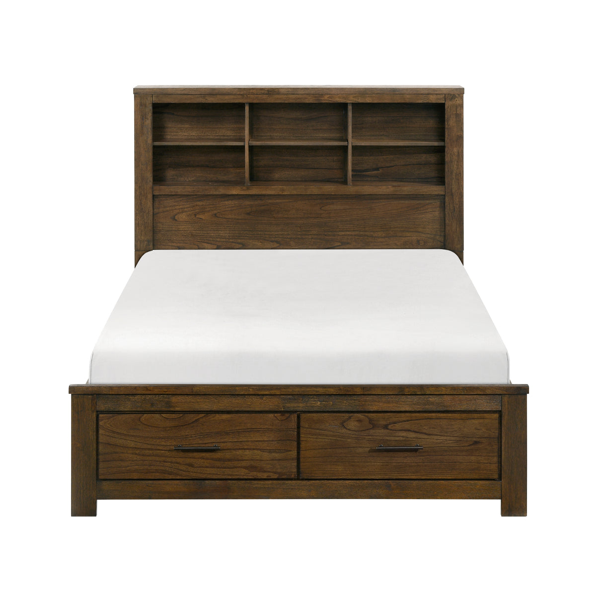 Sullivan Full Platform Bed With Footboard Storage