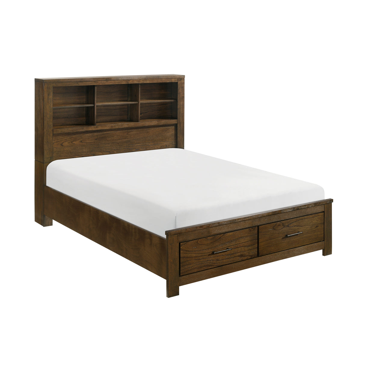 Sullivan Queen Platform Bed With Footboard Storage