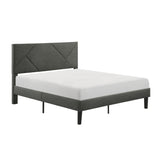 Raina Gray Full Platform Bed