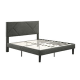 Raina Gray Queen Platform Bed