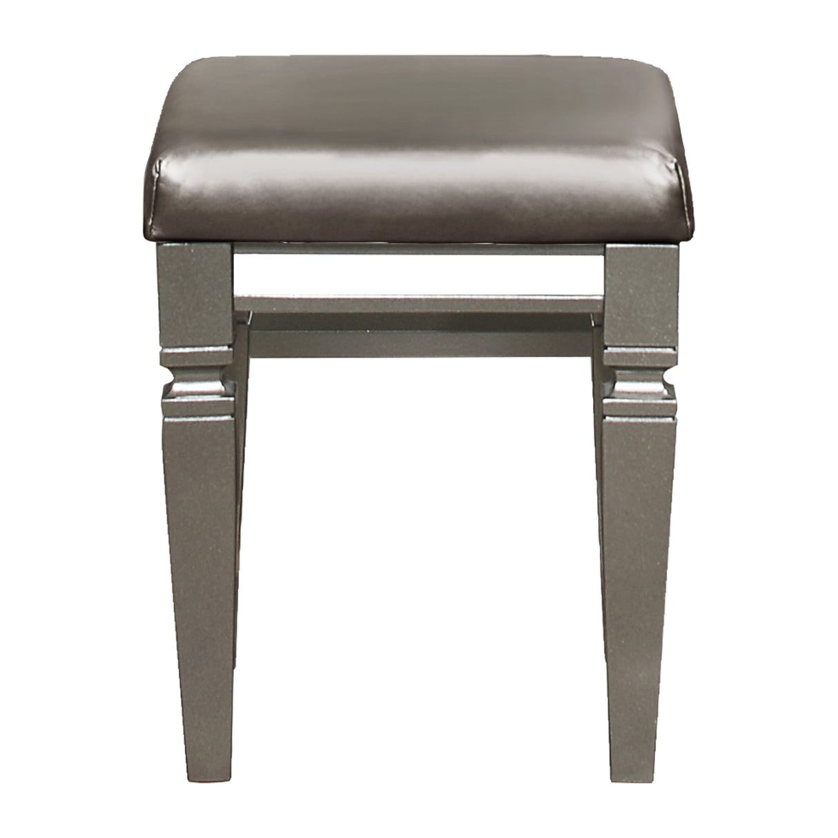 Tamsin Silver-Gray Vanity Stool