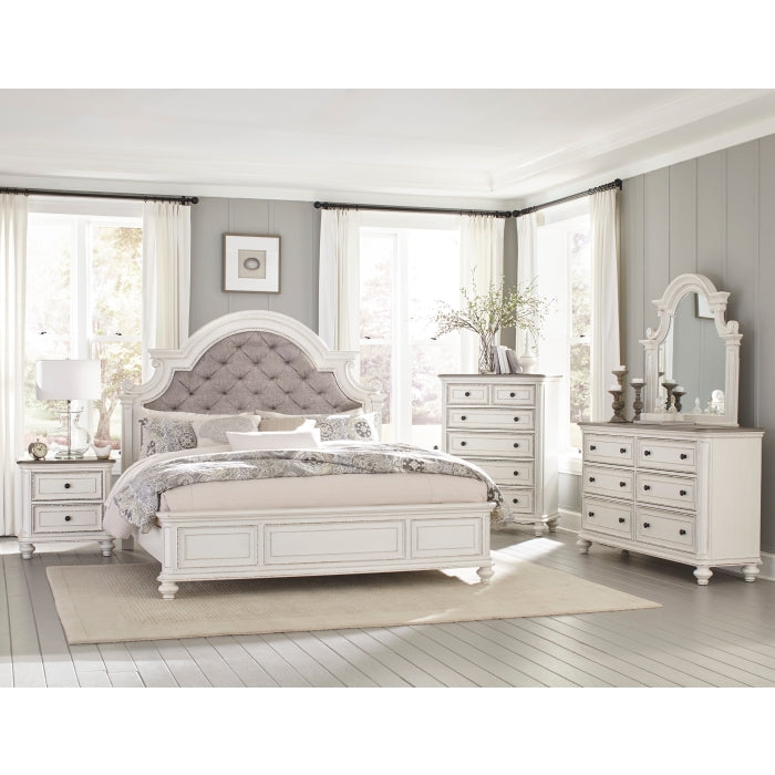 Baylesford Antique White Eastern King Bed