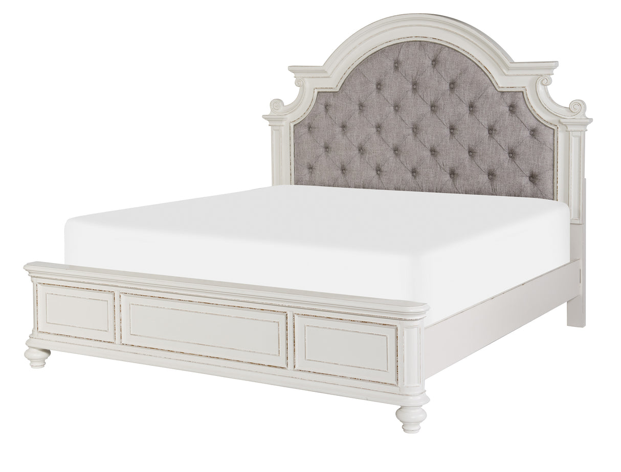 Baylesford Antique White Eastern King Bed