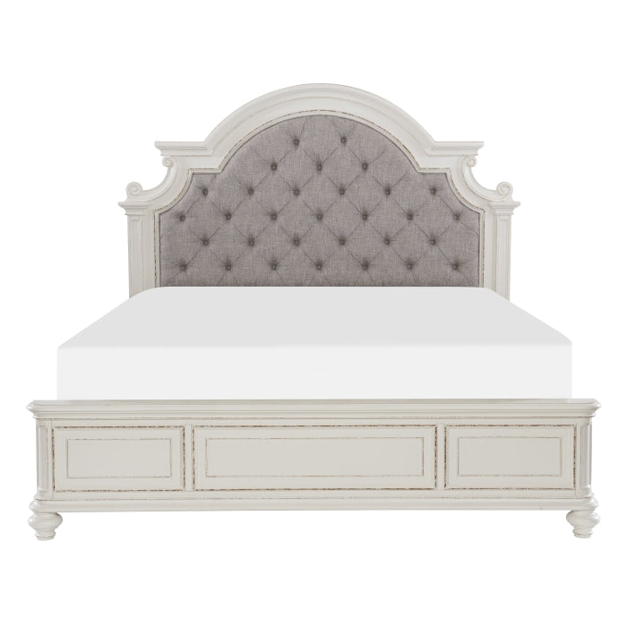 Baylesford Antique White Queen Bed