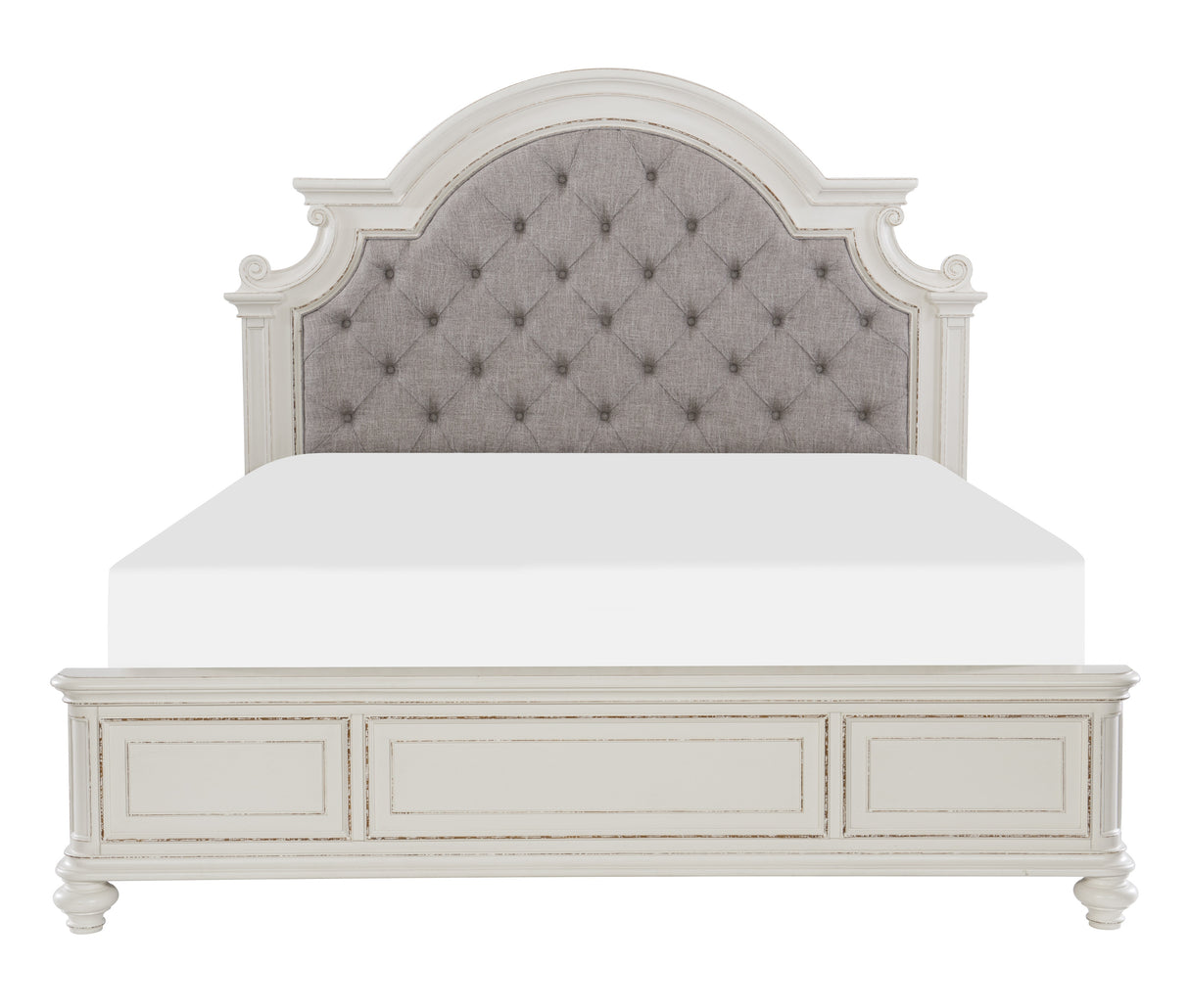 Baylesford Antique White Queen Bed