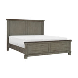 Weaver Coffee And Antique Gray Eastern King Bed