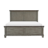 Weaver Coffee And Antique Gray Eastern King Bed