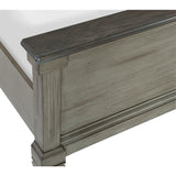 Weaver Coffee And Antique Gray Eastern King Bed