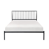 Augusta Black Queen Platform Bed