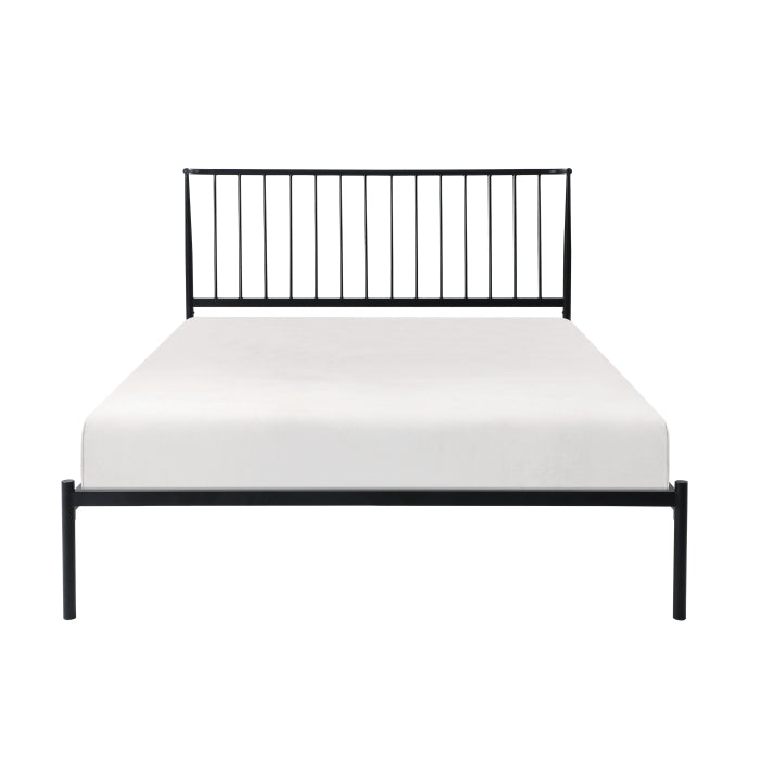 Augusta Black Queen Platform Bed