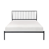 Augusta Black Queen Platform Bed