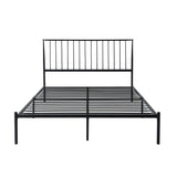 Augusta Black Queen Platform Bed