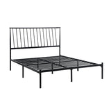 Augusta Black Queen Platform Bed