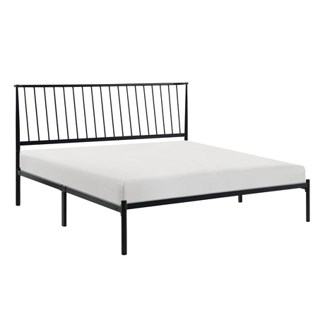 Augusta Black Eastern King Platform Bed