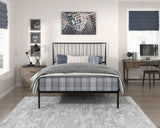 Augusta Black Full Platform Bed