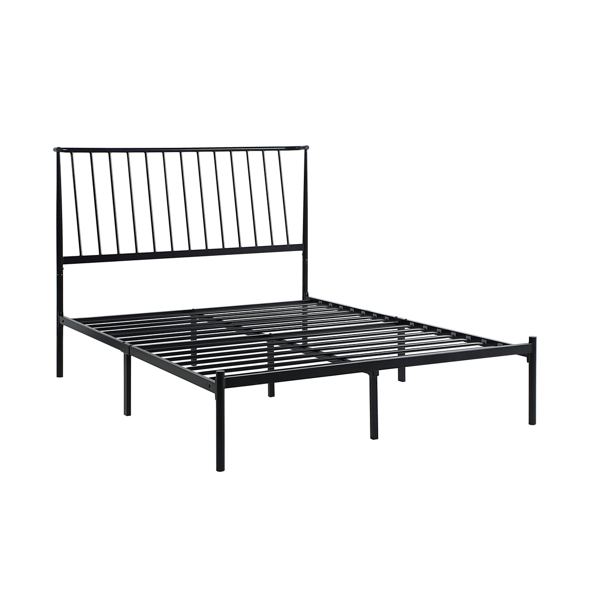 Augusta Black Full Platform Bed