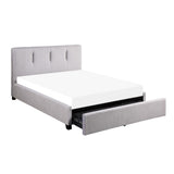 Aitana California King Platform Bed With Storage Drawer