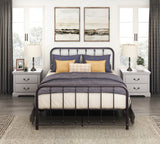 Larkspur Antique Bronze Full Metal Platform Bed