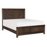 Parnell Distressed Espresso Queen Bed