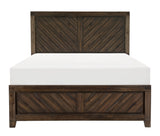 Parnell Distressed Espresso Queen Bed