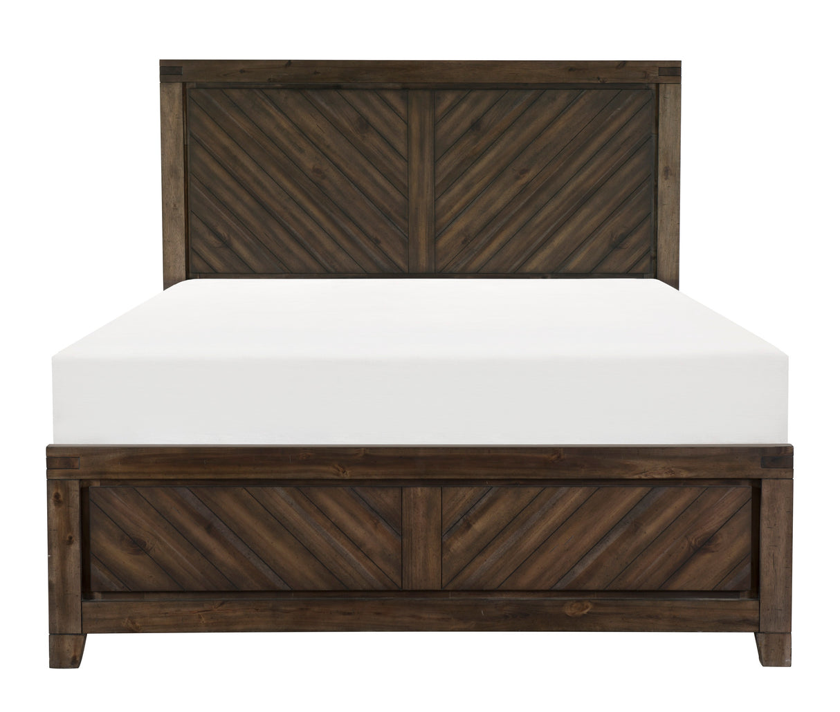 Parnell Distressed Espresso Eastern King Bed