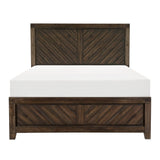 Parnell Distressed Espresso Eastern King Bed