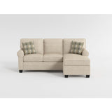 Clumber Brown Reversible Sofa Chaise