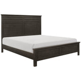 Farm Charcoal Gray Queen Bed