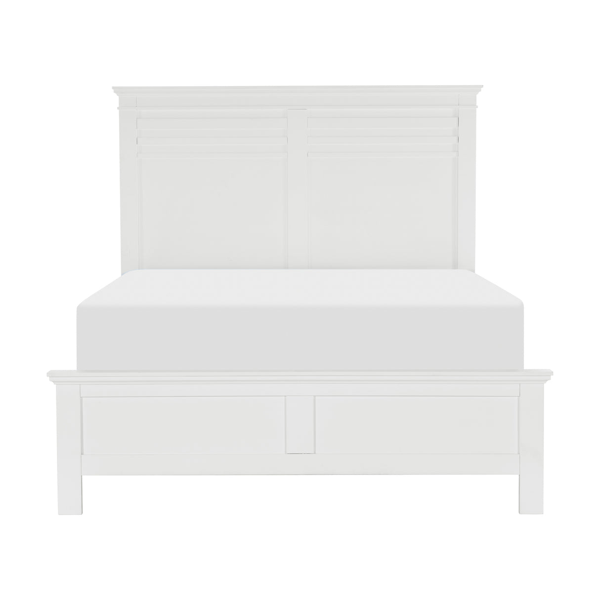 Farm White Queen Bed