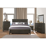 Farm Charcoal Gray Queen Bed