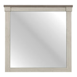 Arcadia White/Weathered Gray Mirror (Mirror Only)