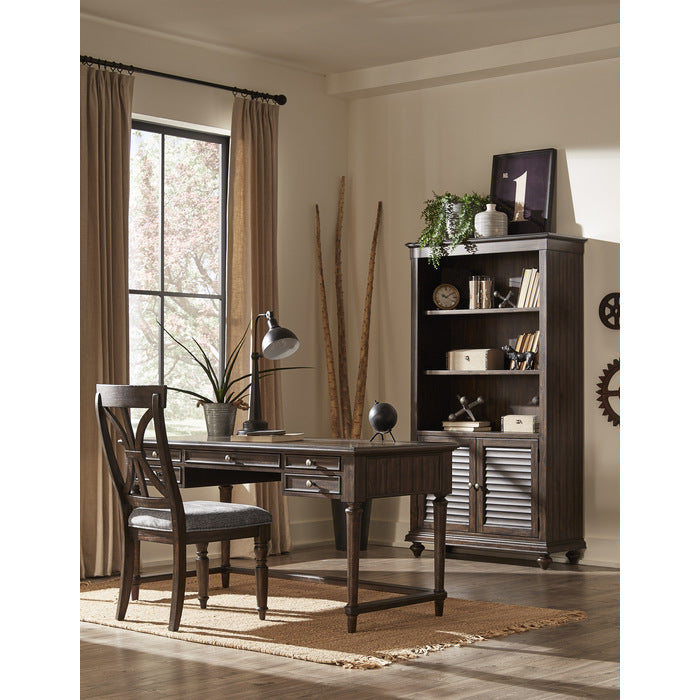 Cardano Driftwood Charcoal Bookcase