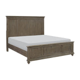 Cardano Driftwood Light Brown Eastern King Bed