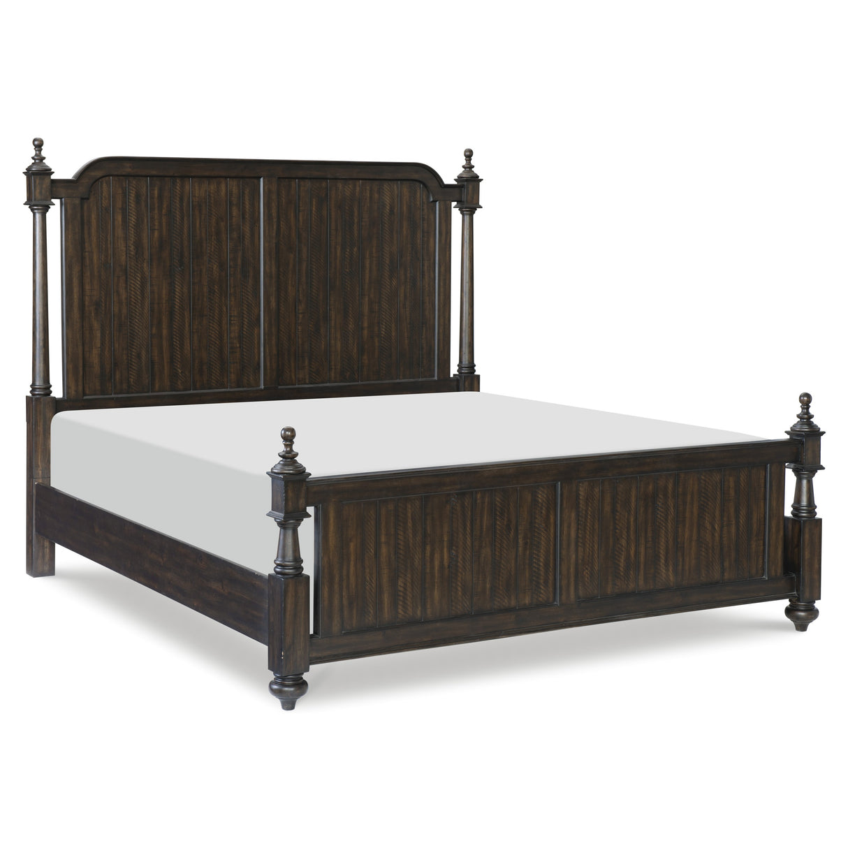 Cardano Driftwood Charcoal California King Bed