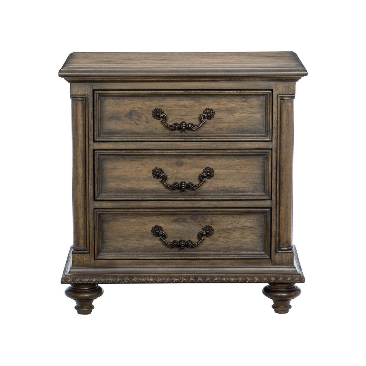 Rachelle Weathered Pecan Nightstand