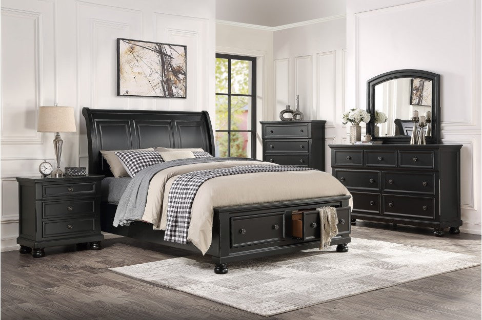 Laurelin Black Bedroom Set