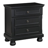 Laurelin Black Nightstand